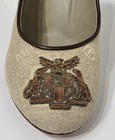 ASPREY Canvas Crest Alligator Crocodile Leather Pump Shoes Manolo Blahnik Bag S7 — photo 6
