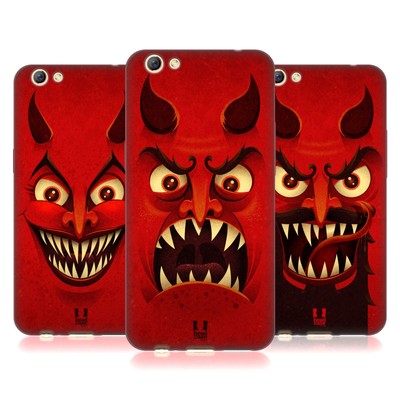 HEAD CASE DESIGNS DEVILISH FACES SOFT GEL CASE FOR OPPO PHONES
