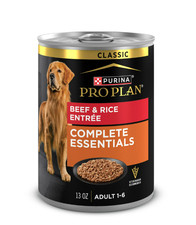 Purina Pro Plan Wet Dog Food Pate, Beef and Rice Entr e, 13 oz 12
