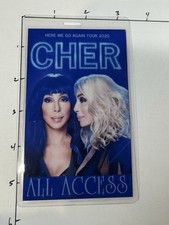 Cher Commemorative 2020 Here We Go Again Tour All Access Backstage Pass & Lanyrd