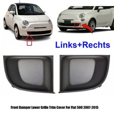 2x Stoßstangen Gitter Blende Vorn L&R Für Fiat 500 2007-2015 735455037+735455039