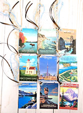 9 Canada Handmade Gift Tags Scrapbooks Junk Journals Crafts Planners Parties