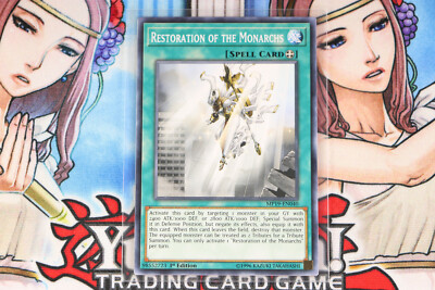 Yugioh Spell Card Restoration of the Monarchs MP19-EN040 1st Edition Common  | eBay