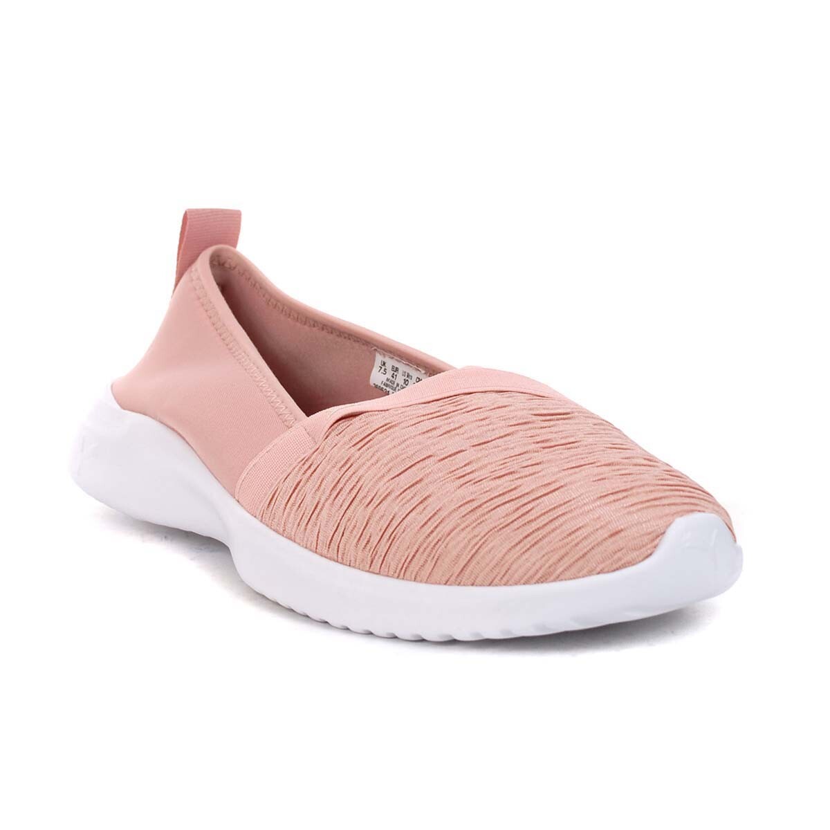 PUMA Women's Adelina Pink/Frosted Ivory/White Slip-On Shoes