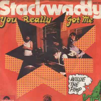 Stack Waddy You Really Got Me Vinyl Single 7inch NEAR MINT Polydor
