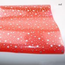 20cmX120cm Transparent Vinyl Film DIY Pentacle Star Printed Handicraft Materials