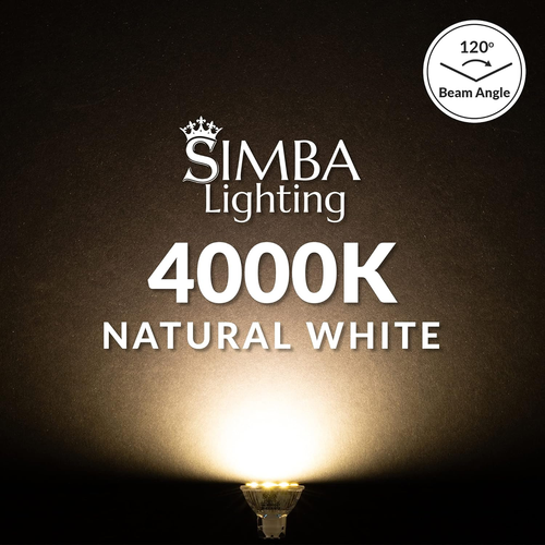 MR11 LED Light Bulbs GU4 Base 3W 12V 4000K Neutral White Flood Light, 4 Pack - Picture 7 of 12