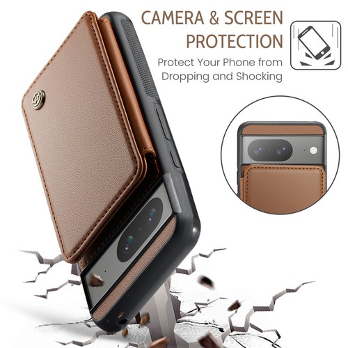 For Google Pixel 9/9 Pro XL Slim Leather Case Flip Card Holder Back Phone Cover - Picture 12 of 37