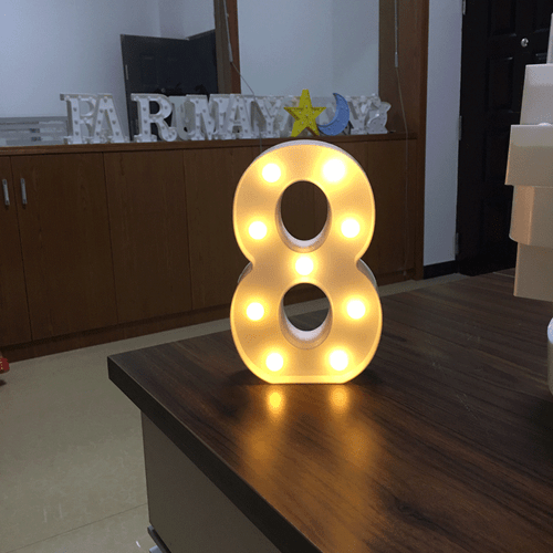 Light Up Letter LED Alphabet PlasticParty Sign Wedding Festival Stand Decoration - Picture 221 of 239