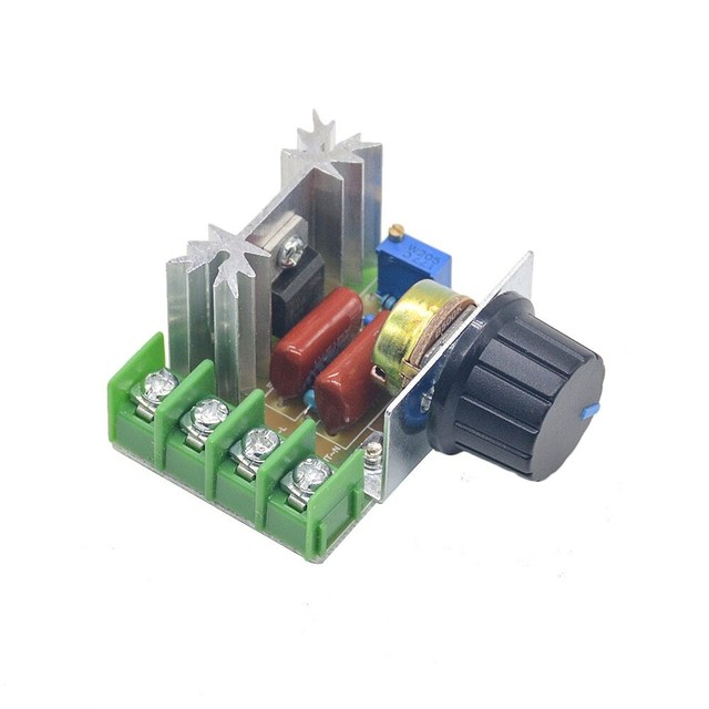 AC 220V 2000W SCR Voltage Regulator Dimming Dimmers Motor ...
