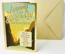 Happy Birthday Grandson Remembering How Much Your Loved Greeting Card