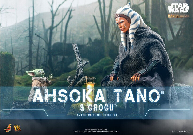 ホットトイズ STAR WARS Ahsoka Tano & Grogu Hot Toys Star Wars - Ahsoka Tano & Grogu - The mandalorian 1/6