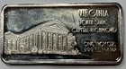 1974 HAMILTON MINT VIRGINIA 10TH STATE - 1oz .999 SILVER ART BAR #4801 FREE SHIP