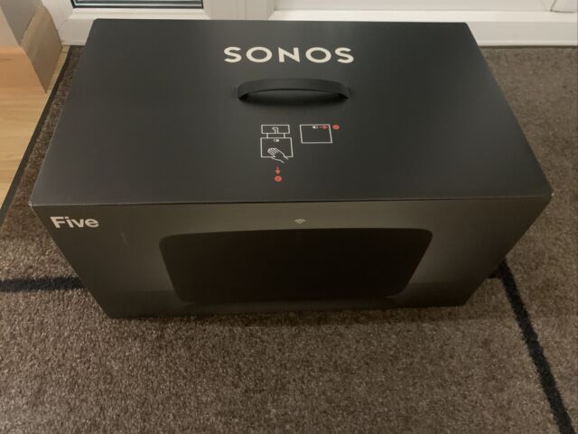 Sonos FIVE 5 Black New Packaging - BOX ONLY