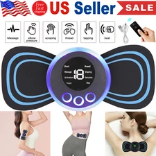 Neck Electric Massager Back Full Body Stimulator Pain Relief Device Health