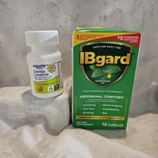 (2 Pk Sp) IBgard Daily ABDOMINAL COMFORT w/Peppermint Oil 12 Cap Gentle 
