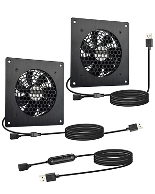 USB 120mm leiser Lüfter, 6-Windgeschwindigkeiten und Smart Timing Controller