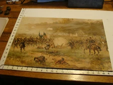 Original Vintage Print:  1887 Thulstrup L prang CIVIL WAR---Battle of Antietam