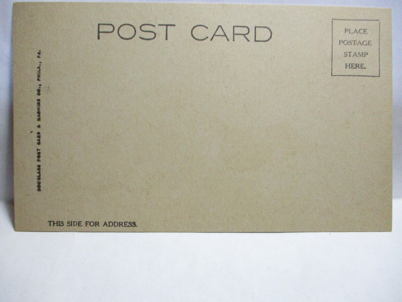 1905 SIGNED DOUGLASS POSTCARD HAVING FINE TIME,TOO BUSY TO WRITE