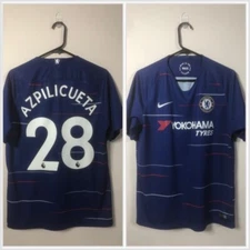 Azpilicueta #28 Chelsea Medium 2018/19 Home Shirt Nike Very Good Condition