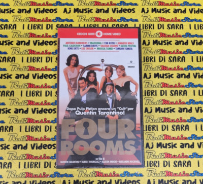 VHS film FOUR ROOMS Tarantino-Rodriguez 1996 CECCHI GORI 3237 SIGILLATA (F308)