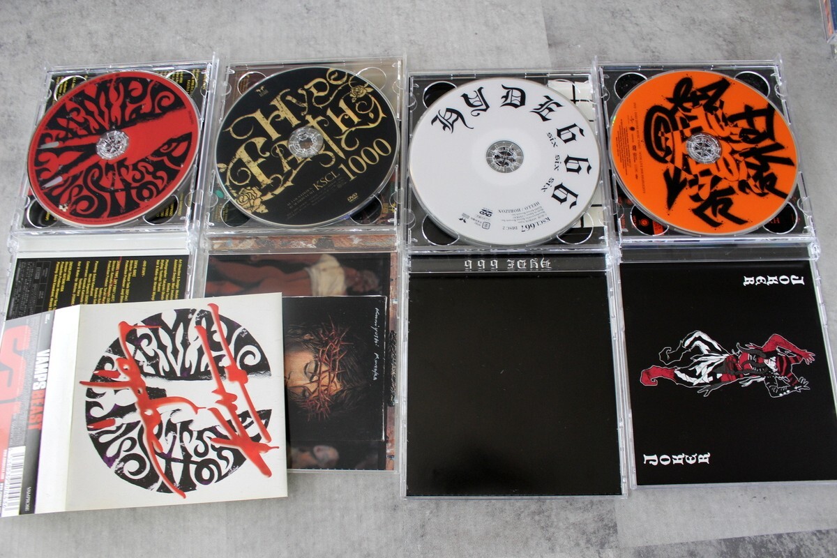 L'Arc〜en〜Ciel hyde vamps cd dvd まとめて SET x15 L'Arc-en-Ciel HYDE VAMPS Japan CD 666 Faith BEAST