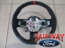 15 Thru 17 Mustang Oem Ford Alcantara Suede Steering Wheel Shelby Gt350r Red