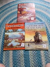Lot of vintage Walter Foster Painting books Water Weather Landscapes Seascapes