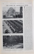 1901 Print Herzog Von Cornwall Kanadische Pazifikbahn Vancouver Ehrenwache