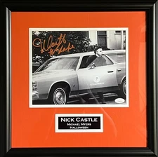 Nick Castle autographed inscribed framed 8x10 photo Halloween JSA Michael Myers