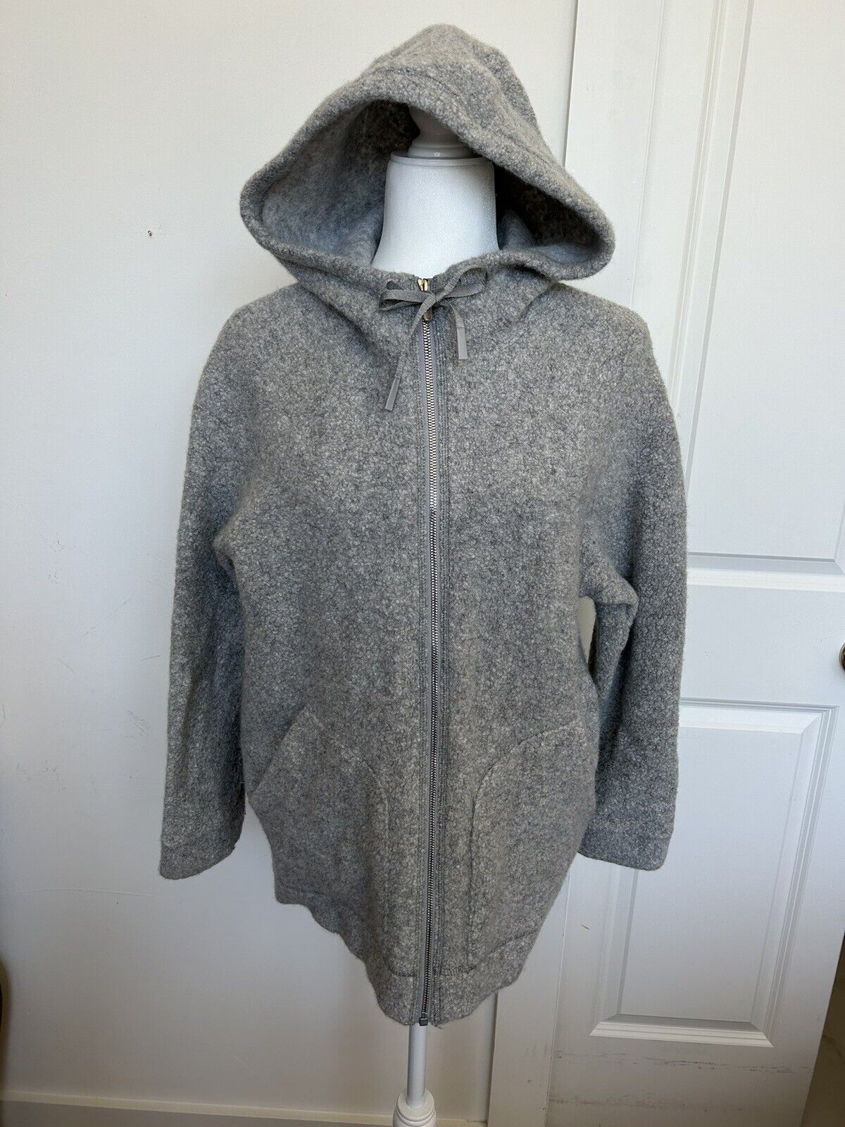 Lululemon zip up jacket with Drawstring hood fron… - image 1