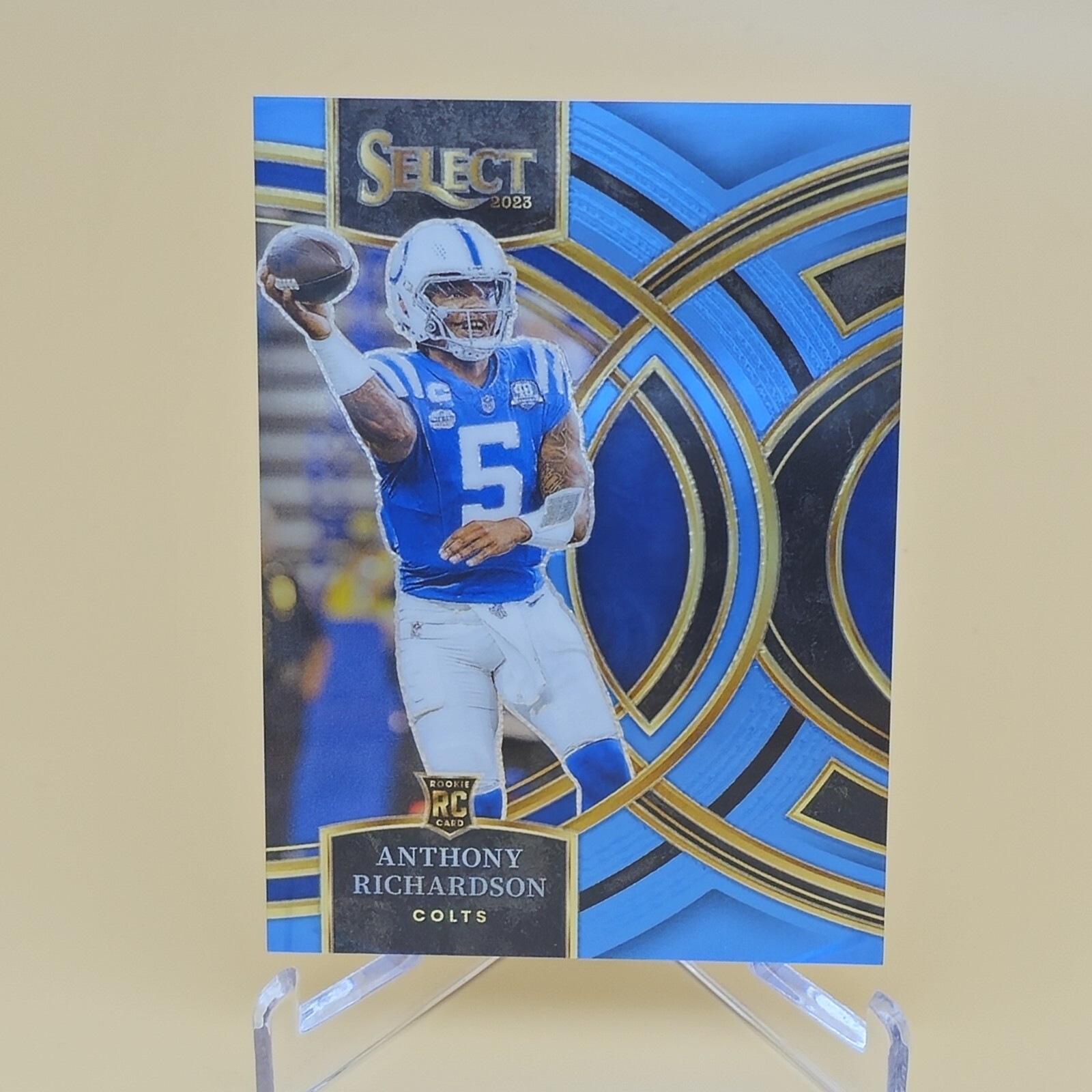 2023 Panini Select #117 Anthony Richardson Rookie Light Blue Prizm #33/99 RC