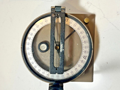 Antique Foresters/ Surveyors Compass- W-K Warren Knight- In Original Case Nice