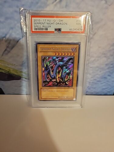 Yu-gi-oh! Serpent Night Dragon SRL PSA 9 - Picture 1 of 5