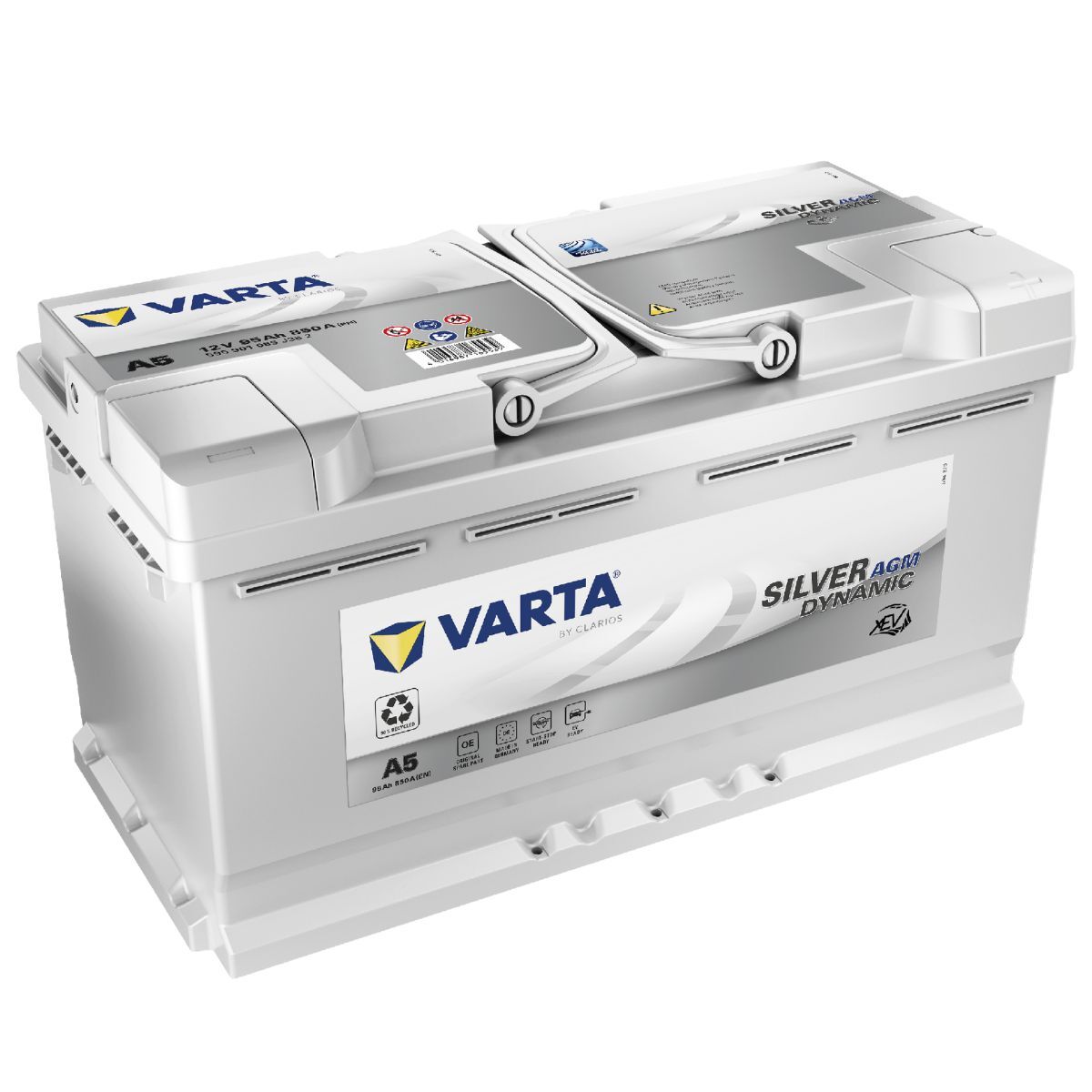 VARTA G14 Silver Dynamic AGM 95Ah Autobatterie 12V 850A B13 