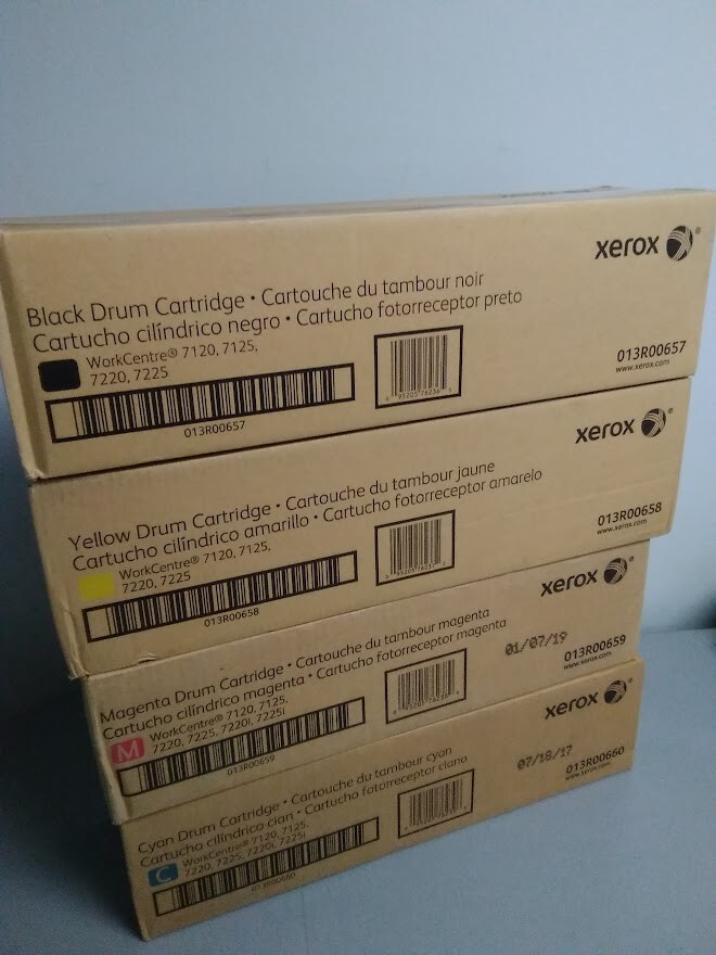 Xerox WorkCentre 7120 7125 7220 7225 Drum Set Of 4 R1 R2 R3 R4