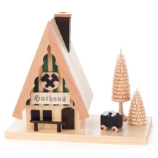 Mountain Miners House Cabin German Smoker - Uses Cone Incense - Made in Germany