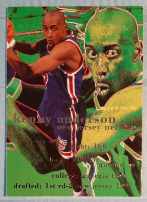 NBA - Fleer 95-96 / Kenny Anderson [g] Brooklin Nets #112