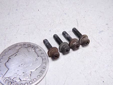 86 KAWASAKI KLF300 CARBURETOR SLIDE THROTTLE VALVE DIAPHRAGM CAP MOUNTING SCREWS