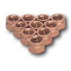 <!--F#f_0-->COPPER LOCK NUT FOR TURBO / MANIFOLD / DUMP PIPE SET OF 10 - M10 X 1.25<!--F/-->