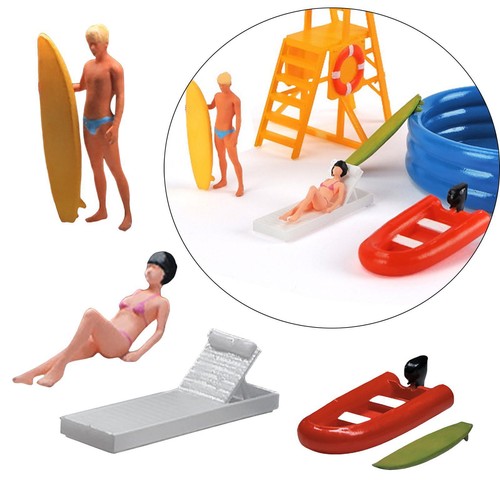 2 Streetdance Figuren 1/64 - Miniatur Hiphop Tänzer Für Diorama & Dekoration