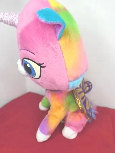 2019 FUNRISE TOYS  RAINBOW BUTTERFLY UNICORN KITTY PLUSH Stuffed Animal 14 Inch - Image 4 of 4