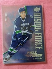 2015-16 UD Full Force-RISING FORCE ACETATE/999-JAKE VIRTANEN-VANCOUVER CANUCKS