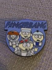 Finger bang cartman Kenny Stan Kyle pin south park heady 420 bho grateful dead