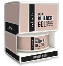 ibd Soft Gel Dual Builder Gel - Barely Nude - 14 mL / .5 fl oz New Product 2023
