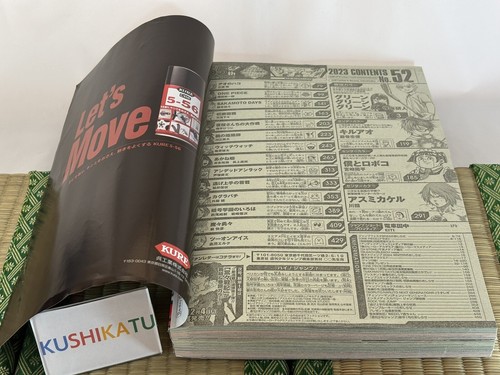 Weekly Shonen Jump 2023 #52 2024 #1 Set 2 Shueisha Comic Magazine Import Japan - Picture 4 of 5