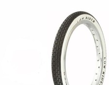 ONE TIRE 16" x 1.75 WHITE WALL" LOWRIDER LOGO" CRUISER BMX BIKES