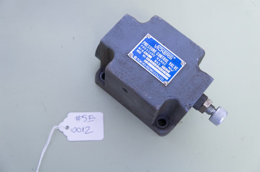 Vickers Tokyo Keiki BLG-02-C-20 Pressure Control Valve 50 kg/cm² - 140kg/cm²