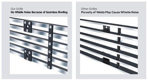304 Stainless Chrome Billet Grille For 1981-87 Chevy C/K Pickup/Suburban/Blazer - Bild 6 von 7