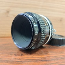  Exc    Nikon Ai Micro Nikkor 55mm f/3.5 MF Macro Lens From JAPAN